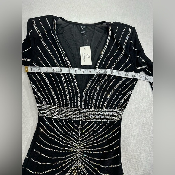 NWT windsor Jennie rhinestone formal gown size S - Picture 11 of 15